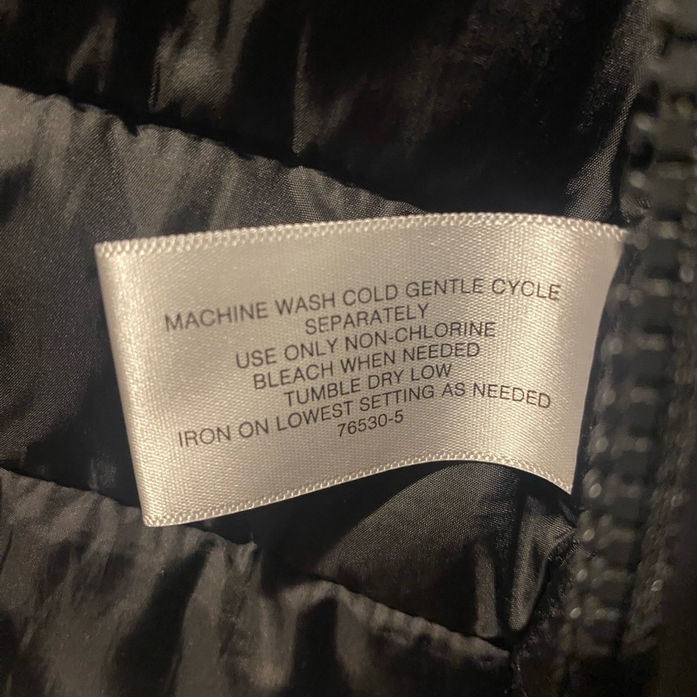 St. John's Bay Black Quilted Hooded Puffer Jacket - Picture 6 of 12